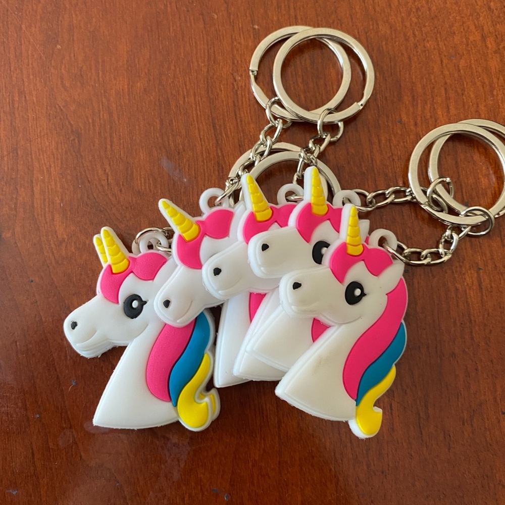 unicorn keychains!